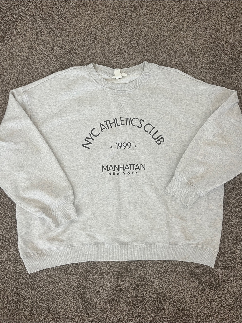 H&M NYC Athletics Club Crewneck Sweatshirt